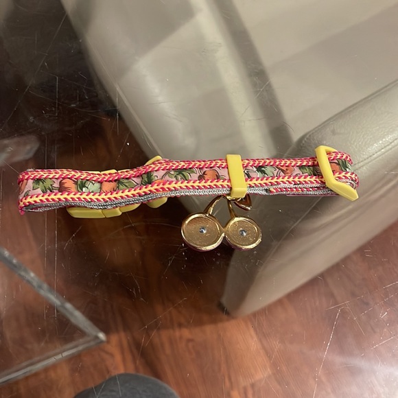 Poetic Paws cherry bling yellow pink collar - Picture 3 of 4